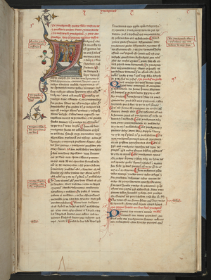 Omne Bonum (Jacob-Zacharias) by James le Palmer, c. 1360- c. 1375 (parchment)