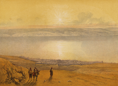 Places mentioned in the Bible: Tiberias (chromolitho)
