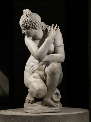 Aphrodite or 'Crouching Venus' (marble)