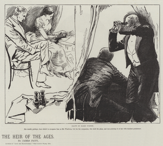 The Heir of the Ages, by James Payn (engraving)