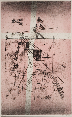 Tightrope Walker, from the portfolio "Kunst der Gegenwart" (Art of Today), 1923 (litho)