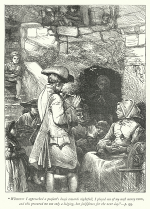 Illustration for The Vicar of Wakefield (engraving)
