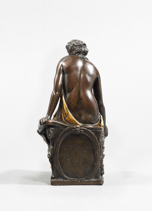 Seated Woman, Padua, Italy, c.1480-90 (bronze copper alloy, partly gilded)