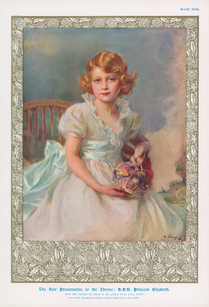 Princess Elizabeth, 1937 (colour litho)