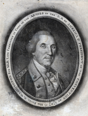 George Washington in uniform, 1787