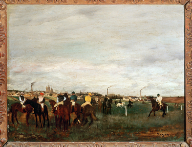 The races (oil on canvas)