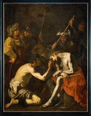 Christ mocked, c.1630 (oil on canvas)
