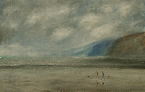 The Misty Cliffs, 2014 (oil on panel)