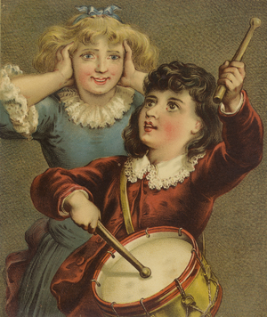 Pleasure and Pain (chromolitho)