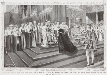 The coronation of King George V, 1911 (print)