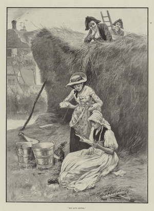 His Love Letter (engraving)