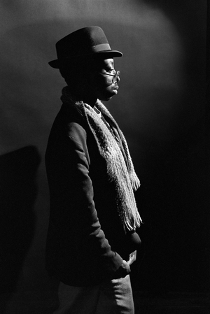 Donald Rodney at Bournville College of Art, c.1980 (b/w photo)