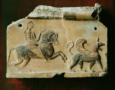A rider following a griffin …