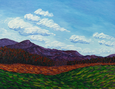 Summer Ridge 2006 Todd Muskopf (b.20th C. American) Oil on panel