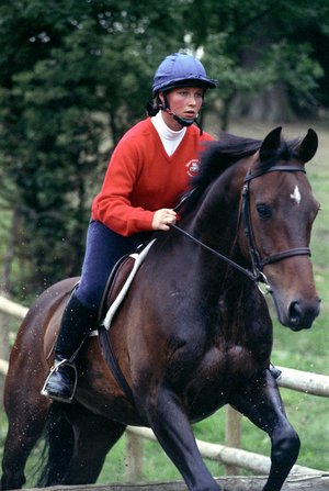 Oxford 19900920 - Princess Märtha Louise spends a year at Waterstock Riding School in Oxford,  …, 1990 (photo)