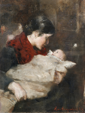 Mother and child, 1883 (painting)