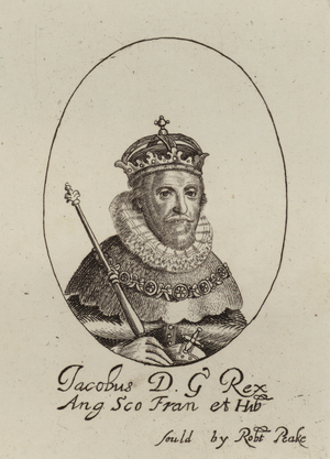 James VI and I, King of England, Scotland and Ireland (engraving)