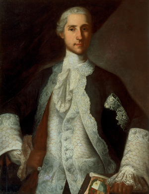 Portrait Of N.I. Tishinin 1755 (oil on canvas)