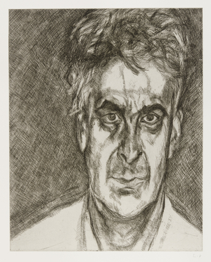 Portrait Head, 2005 (etching)