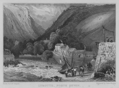 Lymouth, North Devon (engraving)