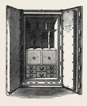 The International Exhibition: Chubbs' Safe 1862