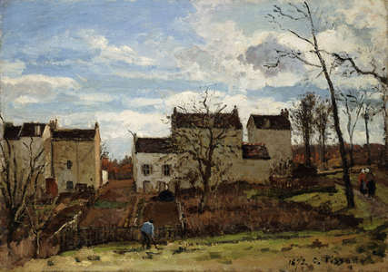 Spring in Pontoise; Printemps a Pontoise, 1872 (oil on canvas)