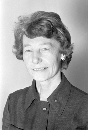Oslo 19731124. Ragnhild Sundby, professor, agricultural college in Ås …, 1973 (photo)
