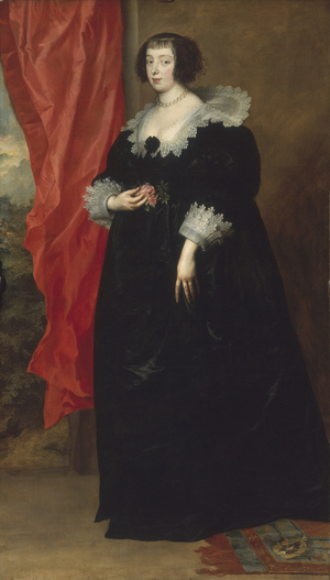 Portrait of Marguerite de Lorraine (1615-72), Duchess of Orleans, 1634 (oil on canvas) 