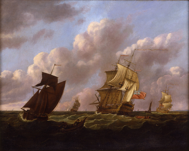 Seascape (oil on canvas)