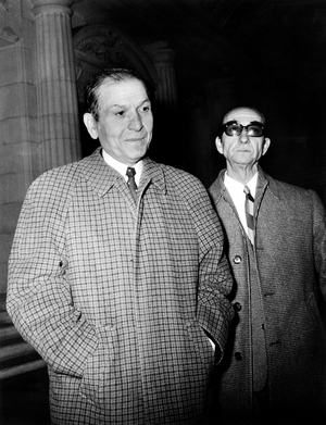 Trial of The Guerini Clan : Pierre Guerini in Paris Courtroom For The Trial of his Brothers Barthelemy and Pascal Guerini January 12, 1972 (b/w photo)