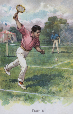 Tennis (colour litho)