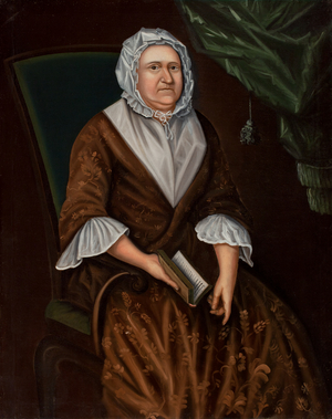 Faith Savage, Mrs. Cornelius Waldo, c. 1750 (oil on canvas)
