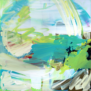 Living Among Trees VIII, 2017 (acrylic on canvas)