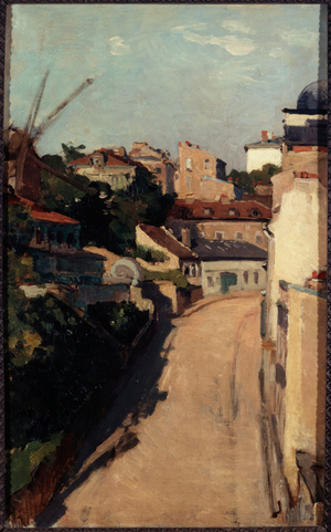 Rue Lepic and the Maquis of Montmartre, circa 1900 (oil on canvas)