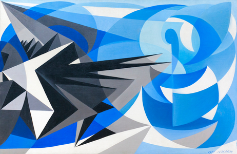 Pessimism and optimism, 1923 (oil on canvas)