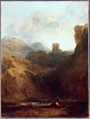 Dolbadern Castle, North Wales … (painting on canvas)