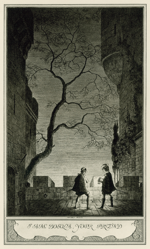 The Duchess Of Malfi by John Webster: I am Bosola, your Friend (litho)