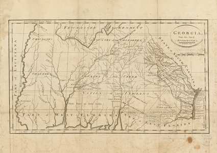 Georgia, 1795 (map)