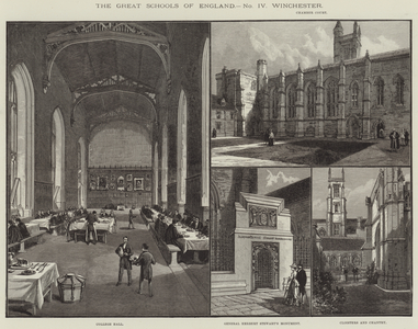 The Great Schools of England, Winchester (engraving)