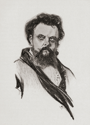 Modest Moussorgsky, 1839-1881. Russian composer. Portrait by Chase Emerson. American artist, 1874-1922.