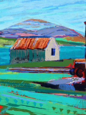 Iona Journey, 2023 (acrylic on board)