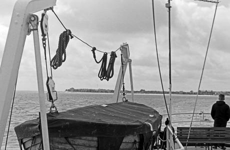 On board of a ship in the North Sea, Germany 1960s