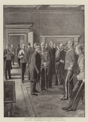 The New Commander-in-Chief's First Levee (litho)