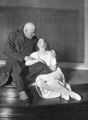 Albert Steinbrück and Sitta Staub in 'Franziska', 1920 (b/w photo)