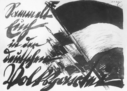 Election poster of the German People's Party, 1924