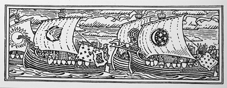 A Viking ships