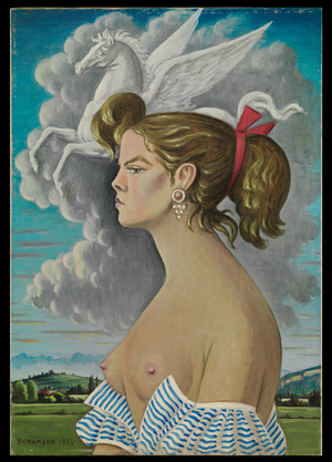 Portrait of Pegasus (Nelly B.), 1954 (oil on canvas)