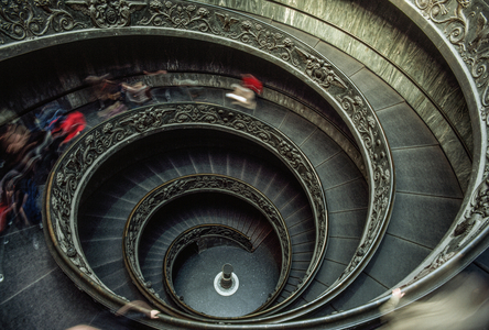 VATICAN MUSEUM, VATICAN CITY., 1980s (photo)