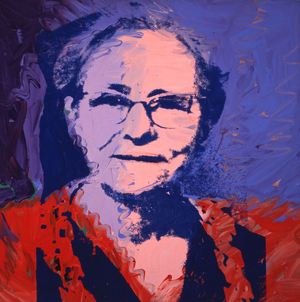 Portrait of Julia Warhola, 1970s (silkscreen ink on synthetic polymer paint on canvas)