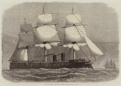 The Prussian Ironclad Konig Wilhelm (engraving)